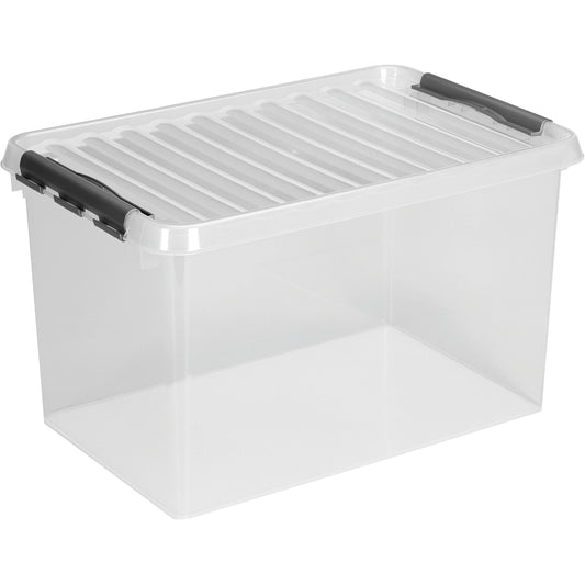 Sunware Aufbewahrungsbox Q-line 60 x 42 x 40 cm (B x H x T) 72l Kunststoff transparent