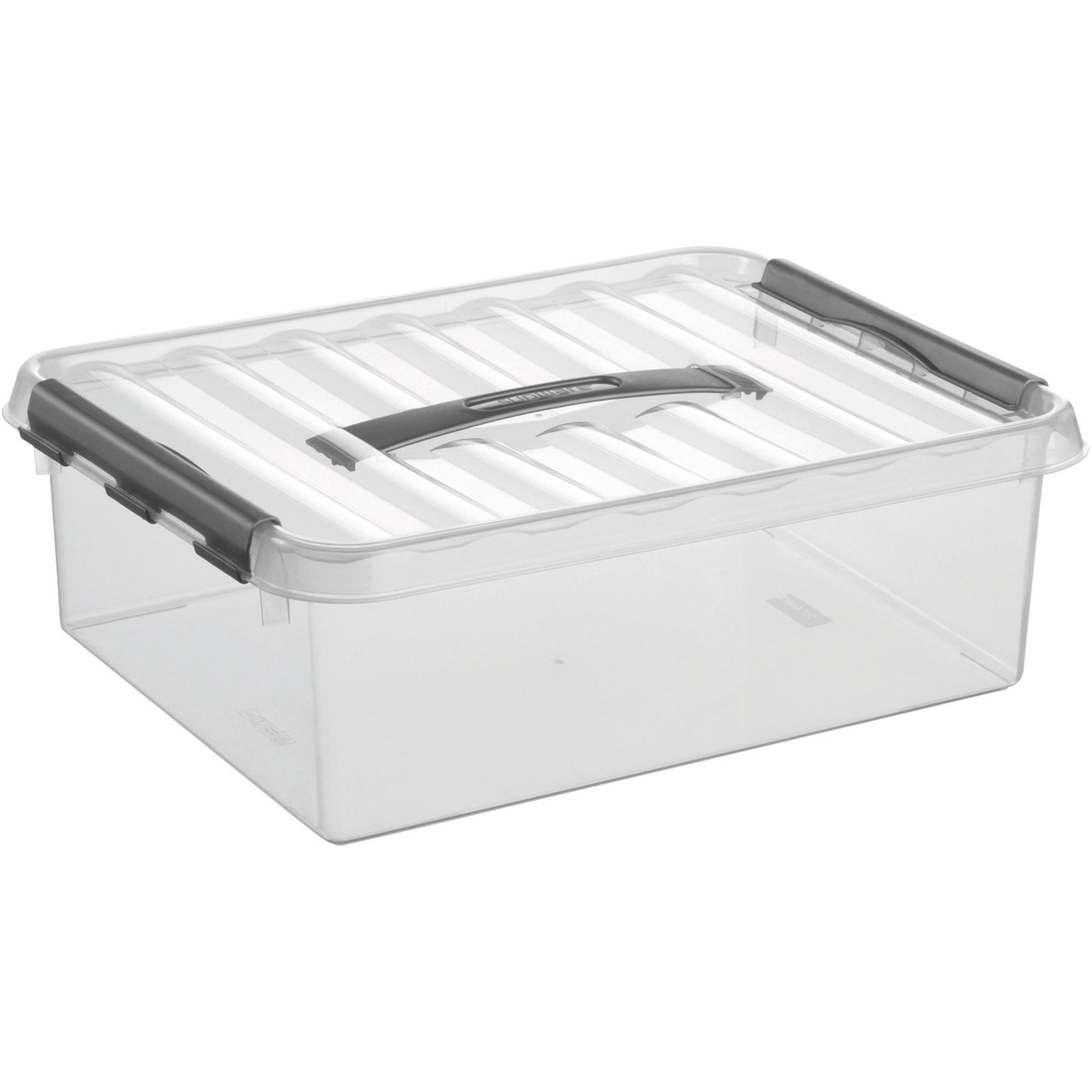 Sunware Aufbewahrungsbox Q-line 40 x 11 x 30 cm (B x H x T) DIN A4 10l Kunststoff transparent