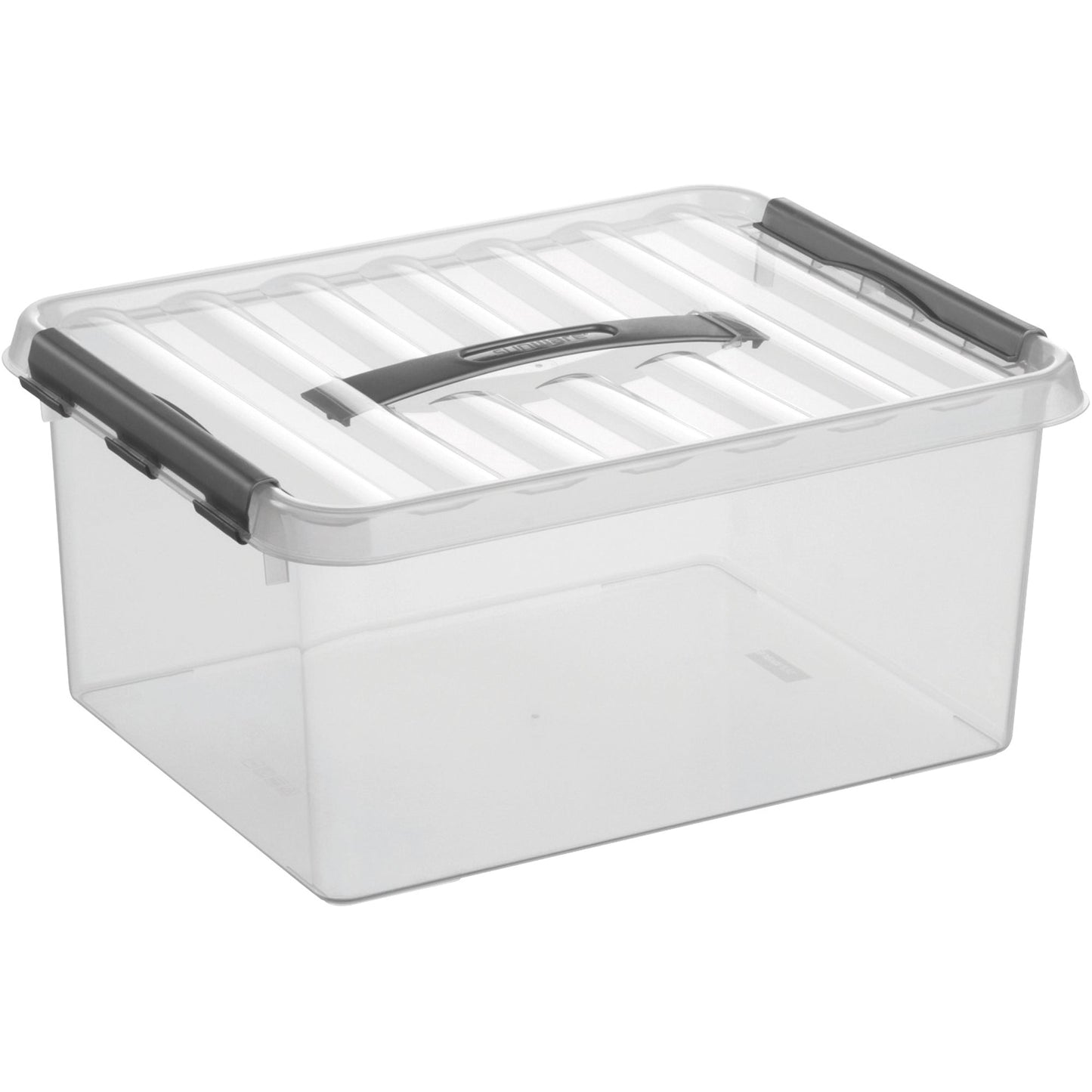 Sunware Aufbewahrungsbox Q-line 40 x 18,5 x 30 cm (B x H x T) 15l Kunststoff transparent