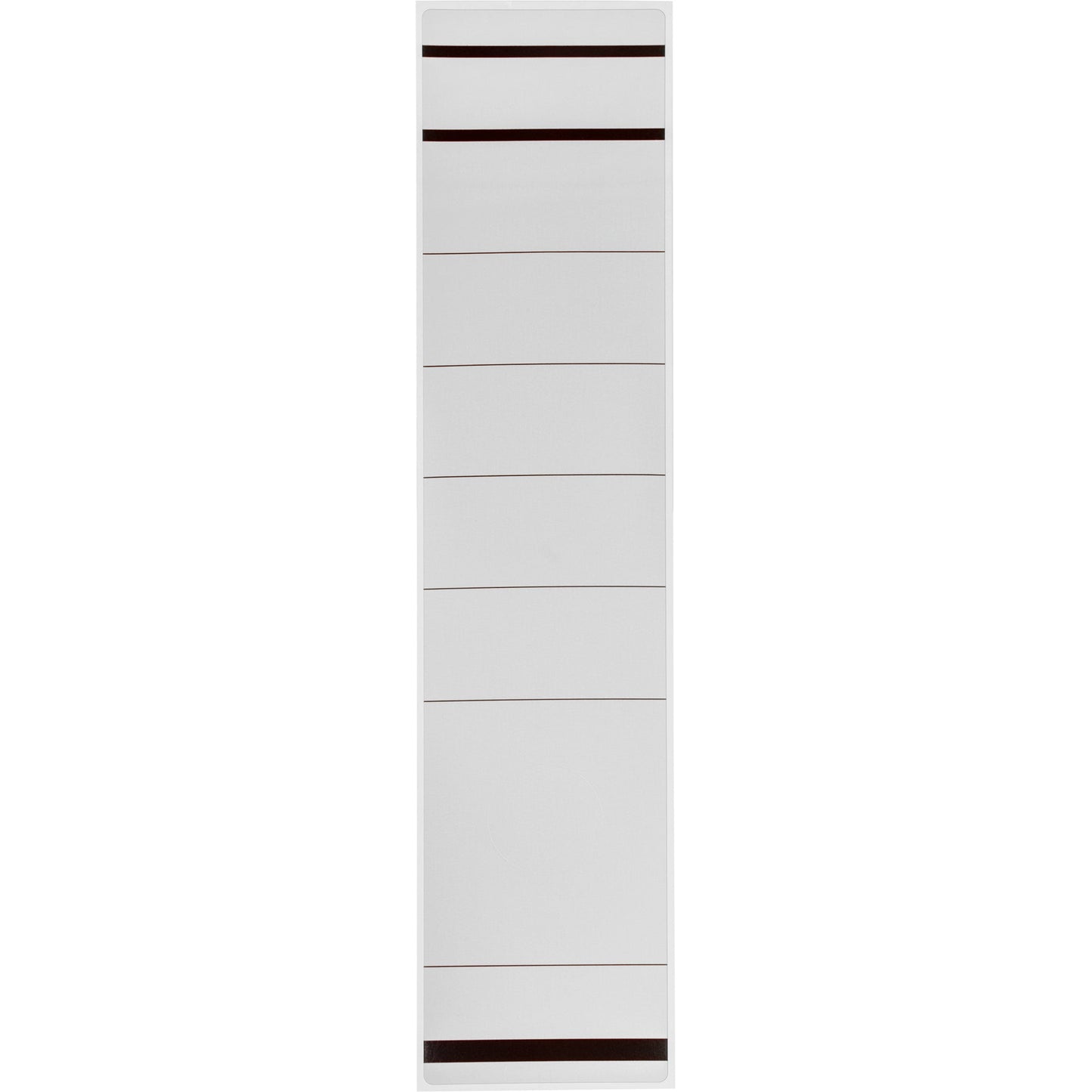 Ordnerrückenetikett breit/lang 61,5 x 285 mm (B x H) selbstklebend mit Griffloch weiß 10 Etik./Pack.
