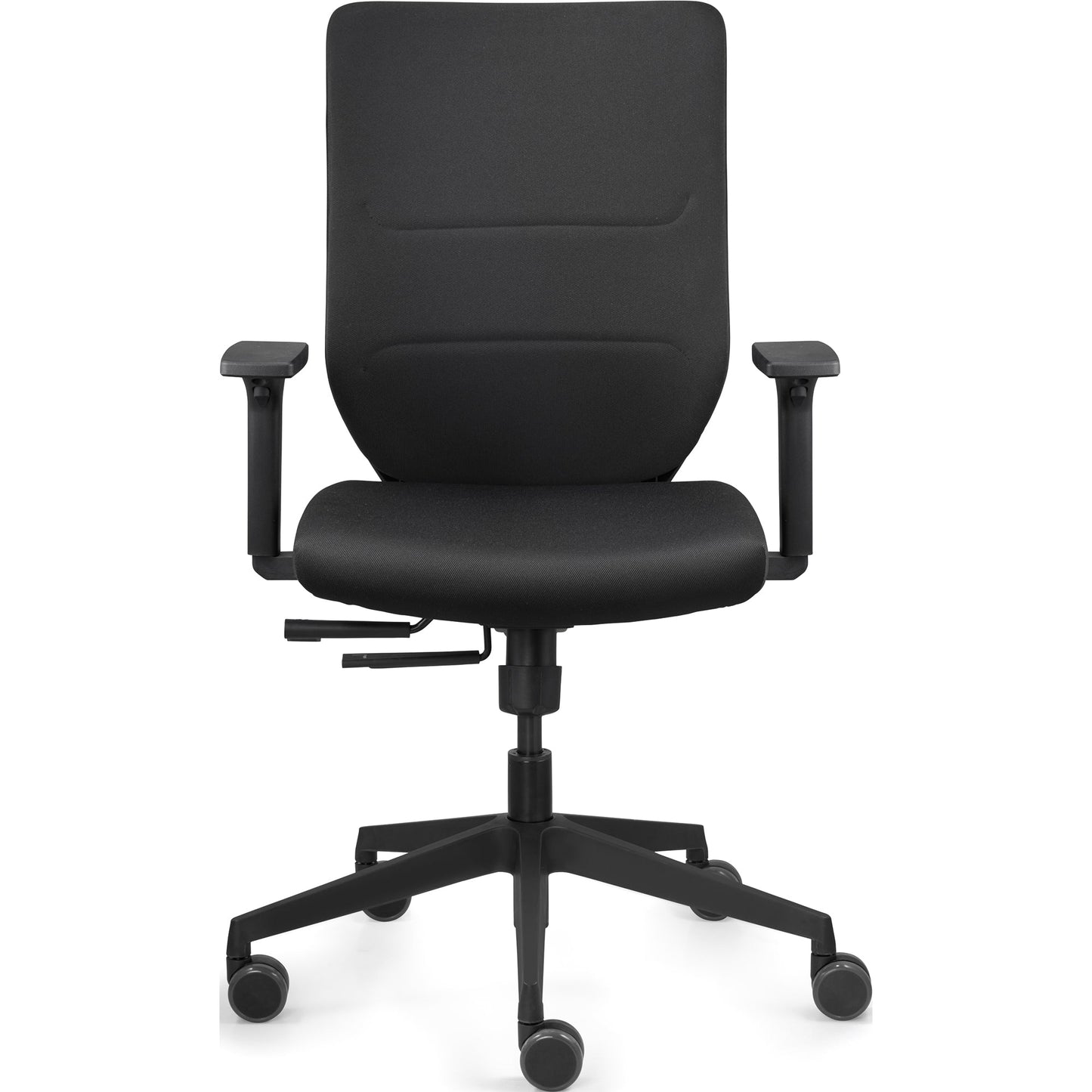 Trend Office Bürodrehstuhl to-sync work comfort 42-53cm Synchronmechanik Rolle universell (für Hart- und Teppichböden) Polyamid schwarz