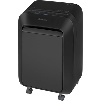 Fellowes® Aktenvernichter Powershred® LX 211 P-5 Papier, Heftklammern, Büroklammern, Kreditkarten Partikelschnitt 15 Bl. schwarz