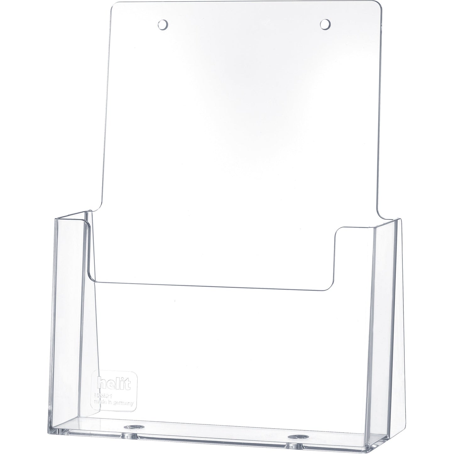 helit Prospekthalter the helpdesk 16,6 x 21 x 6,7 cm (B x H x T) DIN A5 Polystyrol glasklar 1 Fach