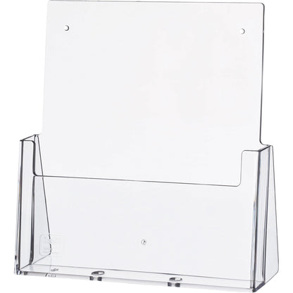 helit Prospekthalter the helpdesk 23,7 x 25,3 x 8,4 cm (B x H x T) DIN A4 Polystyrol glasklar 1 Fach