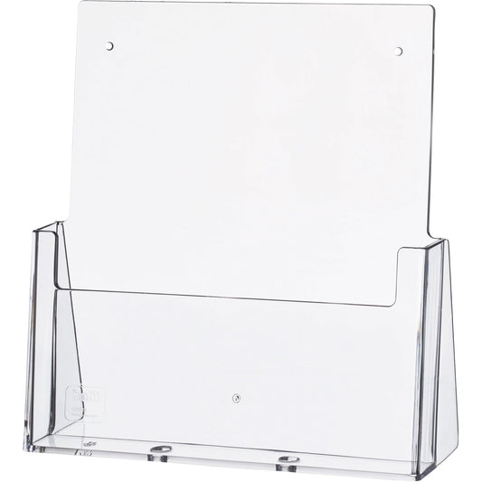 helit Prospekthalter the helpdesk 23,7 x 25,3 x 8,4 cm (B x H x T) DIN A4 Polystyrol glasklar 1 Fach