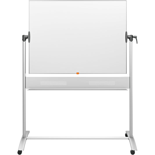 Nobo® Whiteboard Impression Pro Mobil Nano CleanT Maße der Oberfläche: 120 x 90 cm (B x H) Tafel magnethaftend beidseitig beschreibbar inkl. Nobo-Stift Stahl emailliert weiß