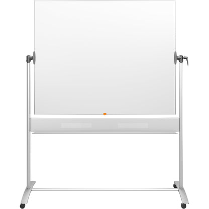 Nobo® Whiteboard Impression Pro Mobil Nano CleanT Maße der Oberfläche: 150 x 120 cm (B x H) Tafel magnethaftend beidseitig beschreibbar inkl. Nobo-Stift Stahl emailliert weiß
