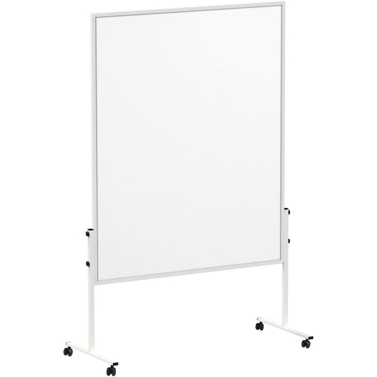 MAUL Whiteboard MAULsolid Maße der Oberfläche: 120 x 150 cm (B x H) Tafel magnethaftend beidseitig beschreibbar Stahl kunststoffbeschichtet weiß