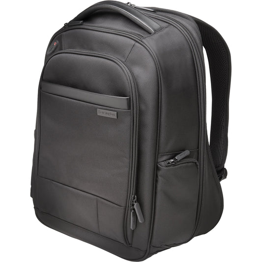 Kensington Notebookrucksack ContourT 2.0 Business 29 x 39 x 4 cm (B x H x T) Reißverschluss RFID-Sicherheitsfach, Notebookfach, Flaschenhalter Polyester schwarz