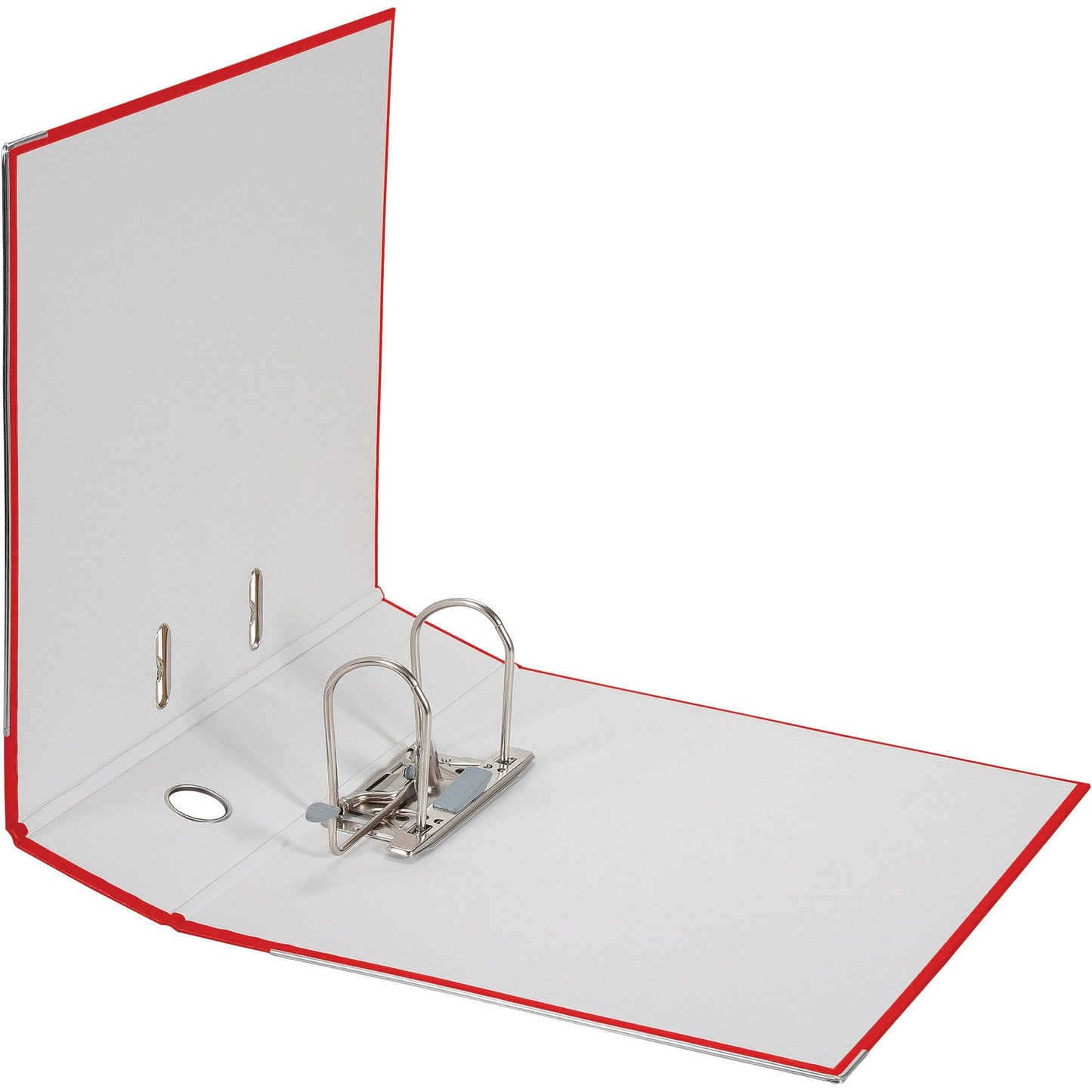 Falken Ordner Color Vegan 80mm DIN A4 Rückenschild: einsteckbar mit Schlitzen Werkstoff: Pappe Material außen: Polypropylen Material innen: Papier rot