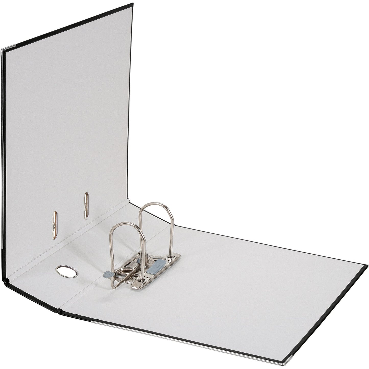 Falken Ordner Color Vegan 80mm DIN A4 Rückenschild: einsteckbar mit Schlitzen Werkstoff: Pappe Material außen: Polypropylen Material innen: Papier schwarz
