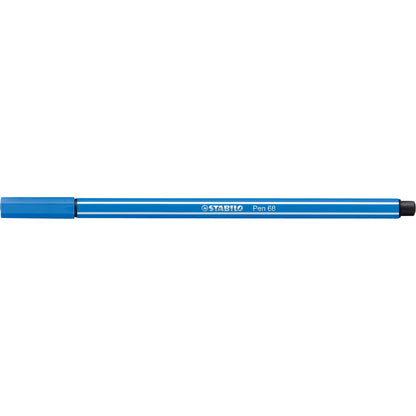STABILO® Fasermaler Pen 68 1mm dunkelblau nicht auswaschbar