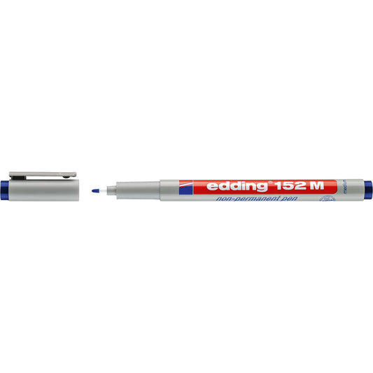 edding Folienstift 152 M 1mm blau nicht dokumentenecht