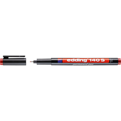 edding Folienstift 140 S 0,3mm rot nicht dokumentenecht