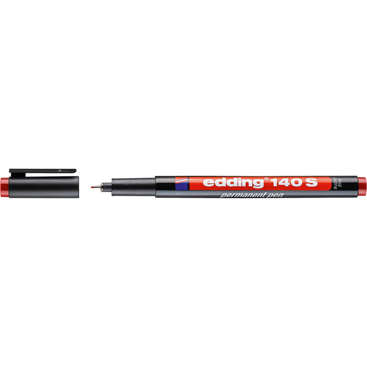 edding Folienstift 140 S 0,3mm rot nicht dokumentenecht