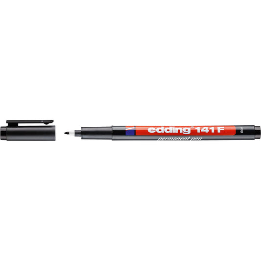edding Folienstift 141 F 0,6mm schwarz nicht dokumentenecht
