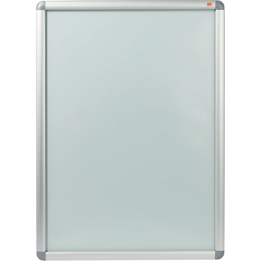 Nobo® Bilderwechselrahmen Premium Plus 65 x 90 x 1,7 cm (B x H x T) DIN A1 Aluminium silber