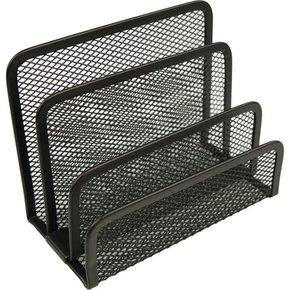helit Briefständer the mail network 14 x 10,5 x 7,5 cm (B x H x T) Metall schwarz 3 Fächer