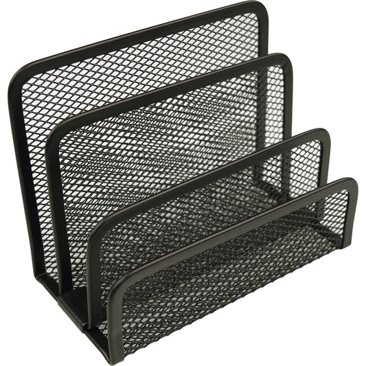 helit Briefständer the mail network 14 x 10,5 x 7,5 cm (B x H x T) Metall schwarz 3 Fächer