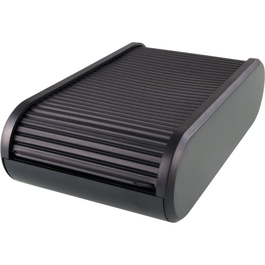 helit Visitenkartenbox the personal 13,6 x 6,7 x 24,2 cm (B x H x T) 105 x 55 mm (B x H) Polystyrol/Polyethylen/Polypropylen schwarz