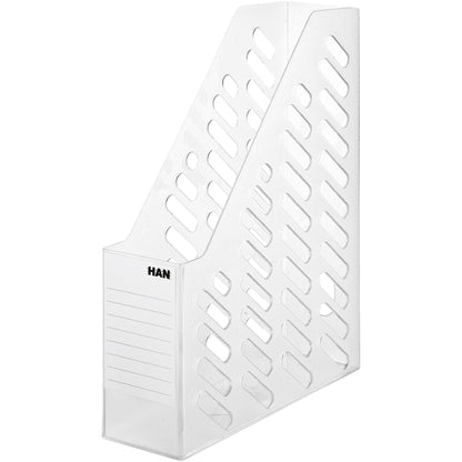 HAN Stehsammler BRILLANT 7,6 x 31,5 x 24,6 cm (B x H x T) DIN C4 Werkstoff: Polystyrol klar transluzent