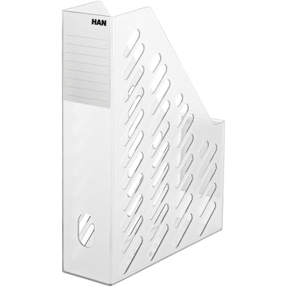 HAN Stehsammler BRILLANT 7,6 x 31,5 x 24,6 cm (B x H x T) DIN C4 Werkstoff: Polystyrol klar transluzent