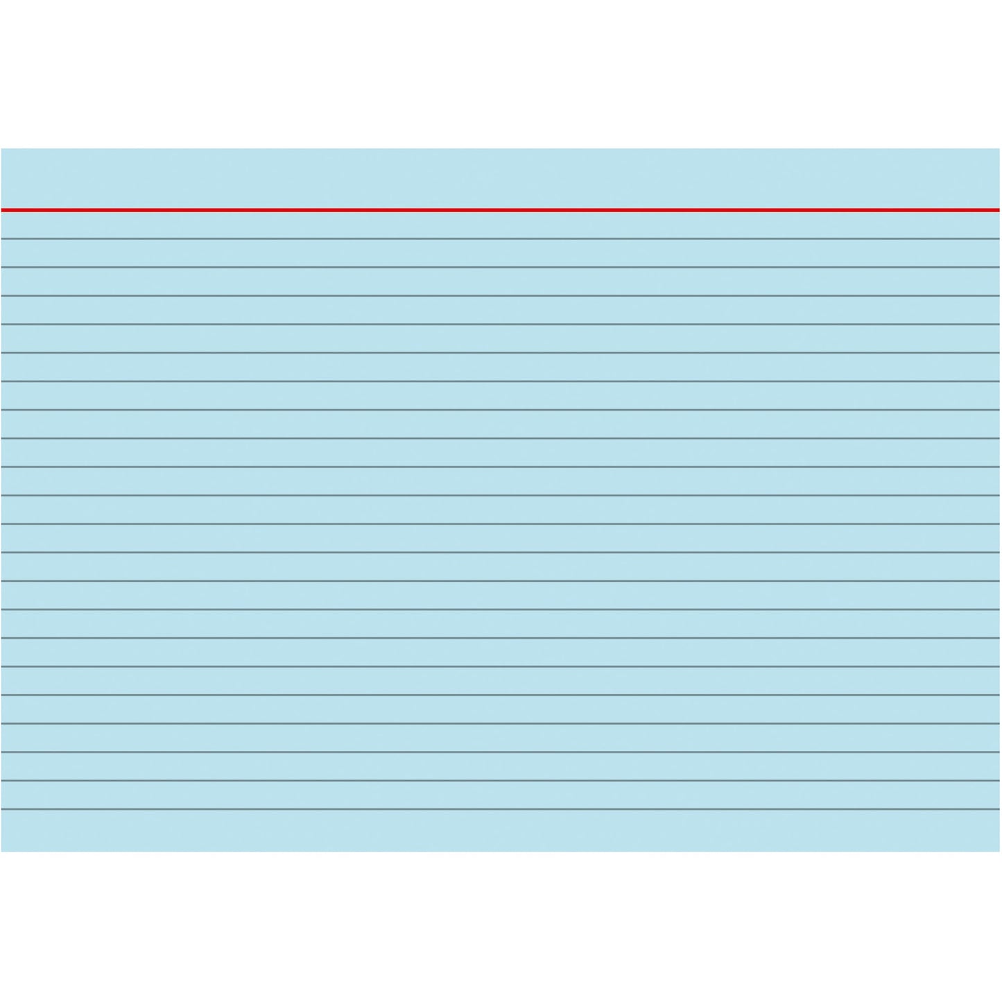 BRUNNEN Karteikarte DIN A5 quer liniert blau 100 St./Pack.