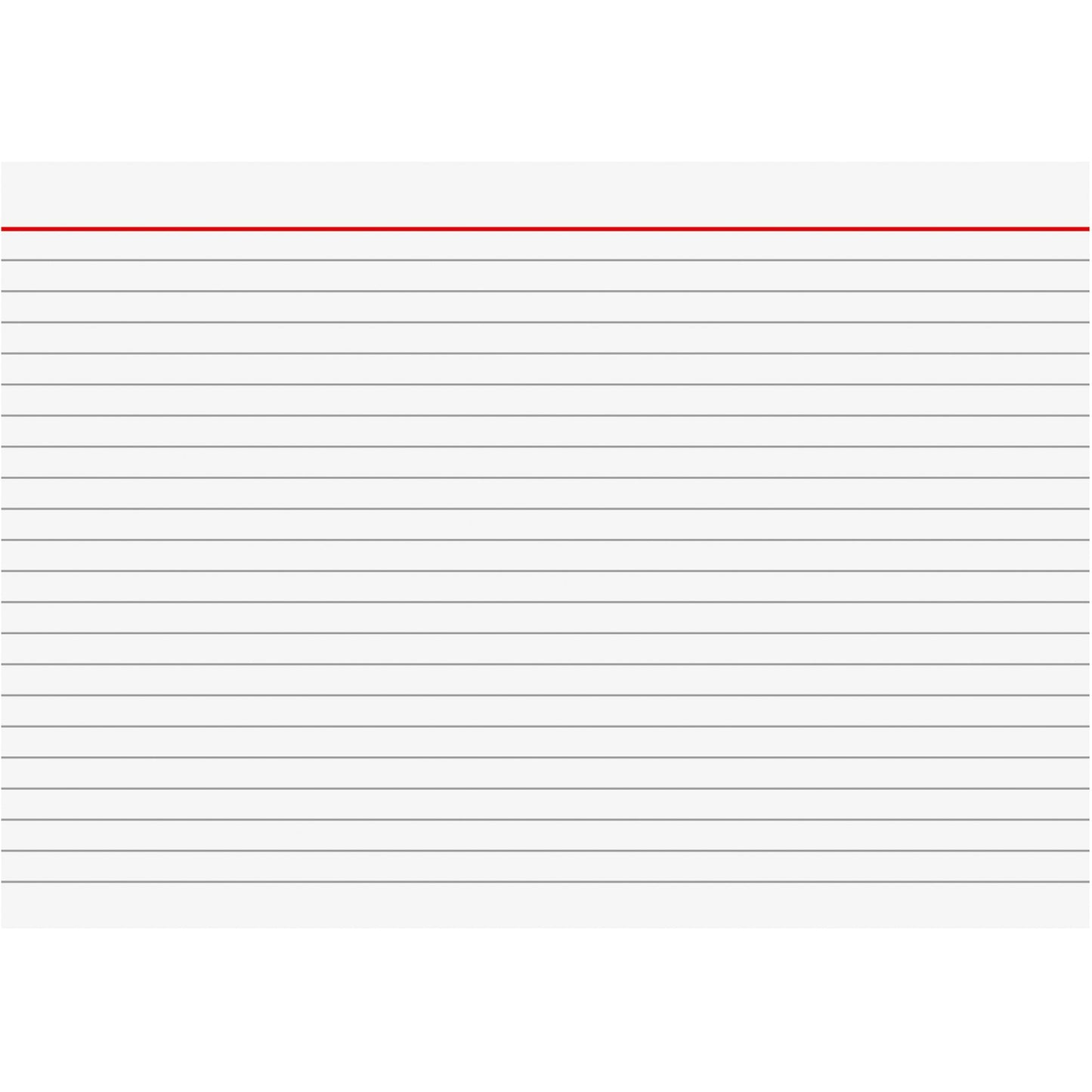BRUNNEN Karteikarte DIN A5 quer liniert weiß 100 St./Pack.