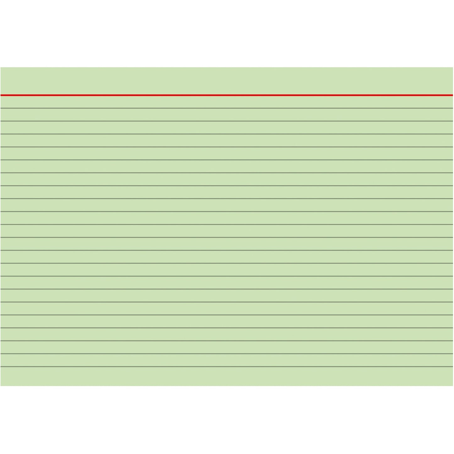 BRUNNEN Karteikarte DIN A5 quer liniert grün 100 St./Pack.