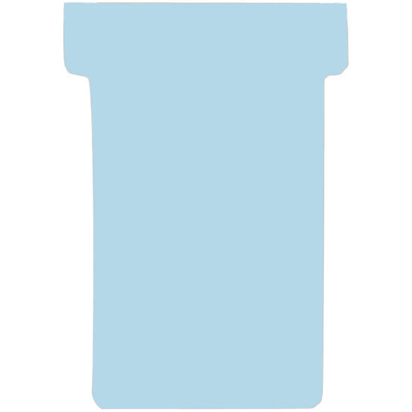 FRANKEN T-Karte 48 x 84 mm (B x H) 170g/m² 100 % Altpapier hellblau 100 St./Pack.