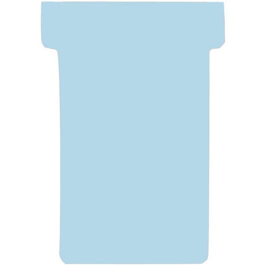 FRANKEN T-Karte 48 x 84 mm (B x H) 170g/m² 100 % Altpapier hellblau 100 St./Pack.