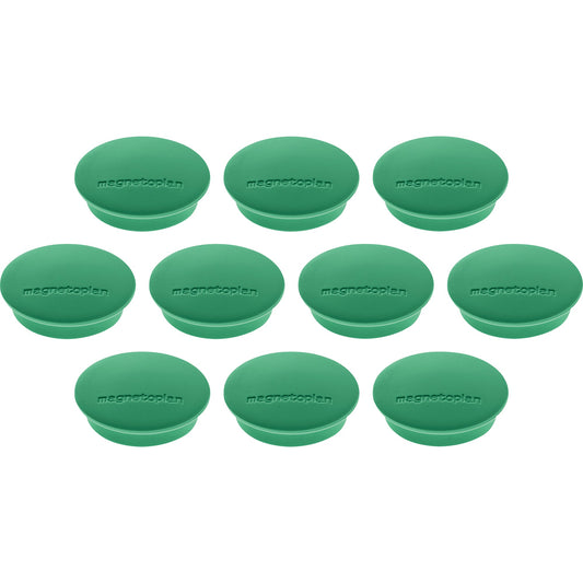 magnetoplan® Magnet Discofix Junior 34mm 1,3kg Ferrit grün 10 St./Pack.