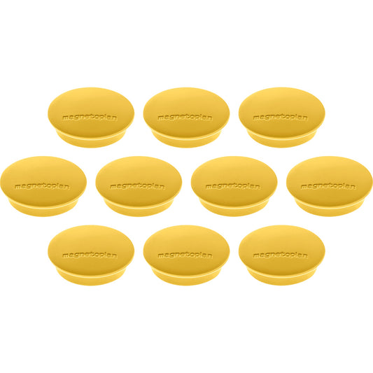 magnetoplan® Magnet Discofix Junior 34mm 1,3kg Ferrit gelb 10 St./Pack.