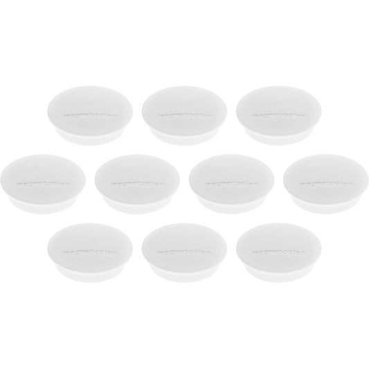 magnetoplan® Magnet Discofix Junior 34mm 1,3kg Ferrit weiß 10 St./Pack.