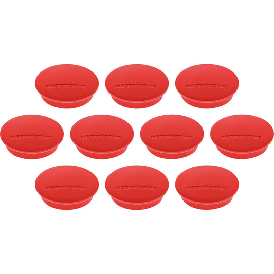 magnetoplan® Magnet Discofix Junior 34mm 1,3kg Ferrit rot 10 St./Pack.