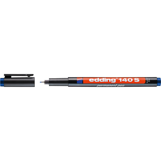 edding Folienstift 140 S 0,3mm blau nicht dokumentenecht