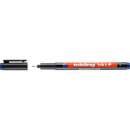 edding Folienstift 141 F 0,6mm blau nicht dokumentenecht
