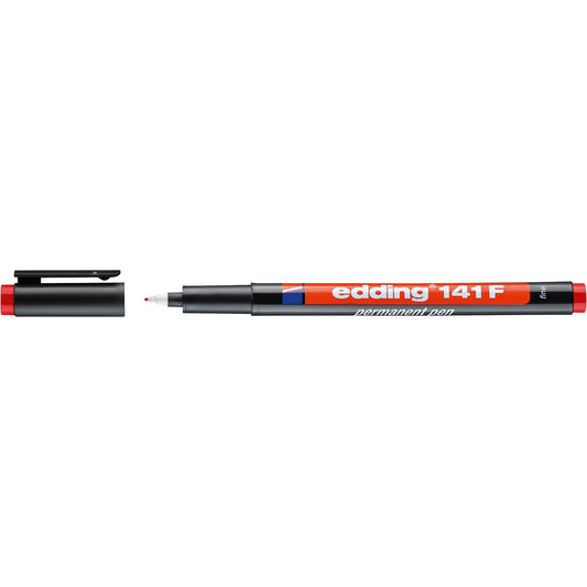 edding Folienstift 141 F 0,6mm rot nicht dokumentenecht