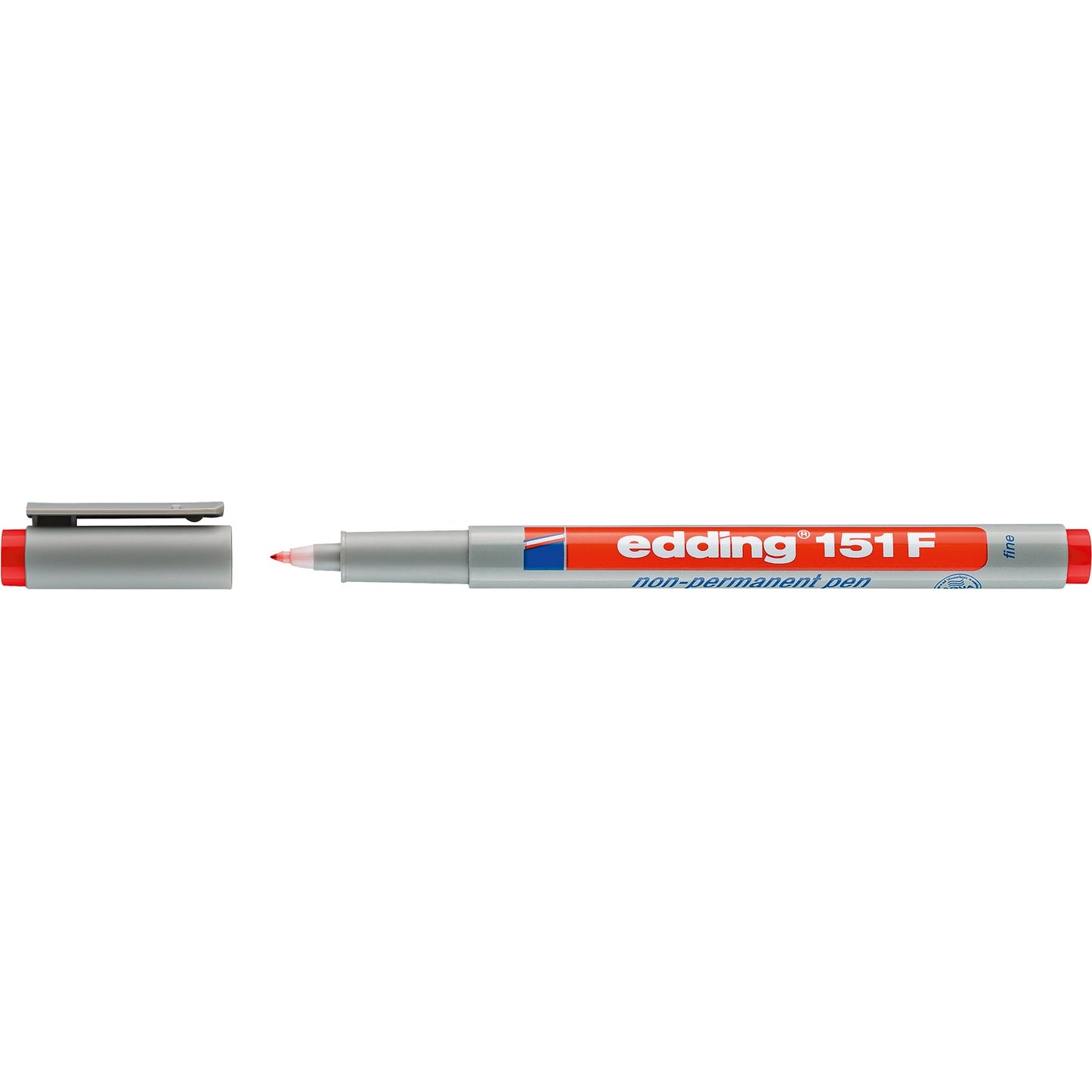 edding Folienstift 151 F 0,6mm rot nicht dokumentenecht