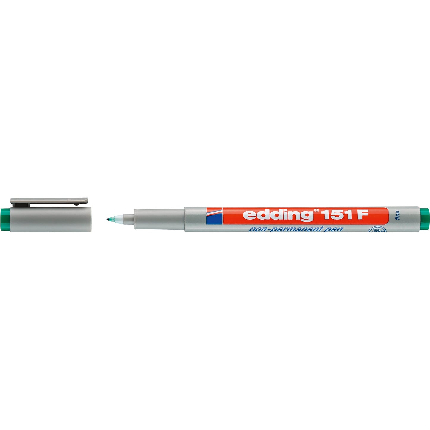 edding Folienstift 151 F 0,6mm grün nicht dokumentenecht