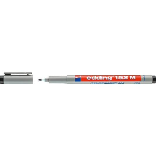 edding Folienstift 152 M 1mm schwarz nicht dokumentenecht