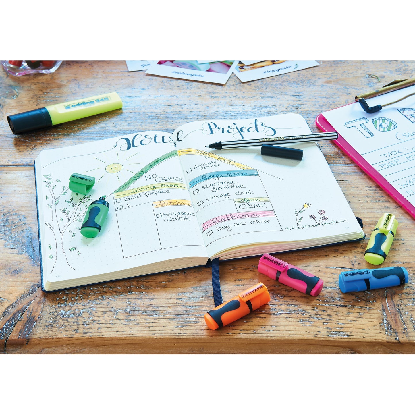 edding Textmarker 7 mini highlighter 1-3mm farbig sortiert Keilspitze 100 St./Pack.