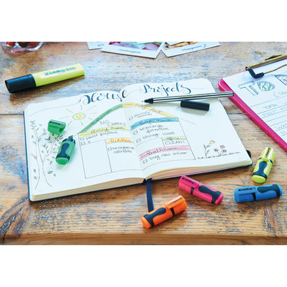 edding Textmarker 7 mini highlighter 1-3mm farbig sortiert Keilspitze 100 St./Pack.