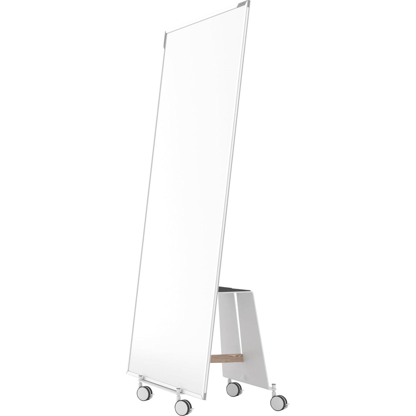 magnetoplan® Whiteboard Design-Thinking Kit Maße der Oberfläche: 90 x 178 cm (B x H) Tafel magnethaftend beidseitig beschreibbar inkl. Base 50 x 56,5 x 59,5 cm (B x H x T) lackiert weiß