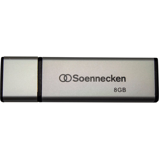 Soennecken USB-Stick USB 2.0 8Gbyte schwarz/silber