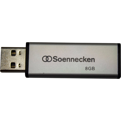 Soennecken USB-Stick USB 2.0 8Gbyte schwarz/silber