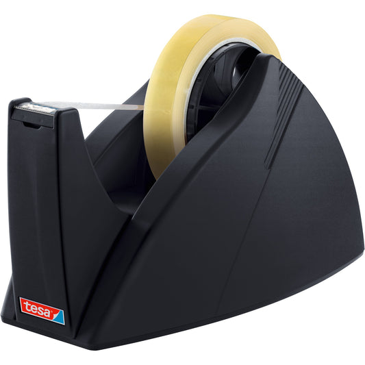 tesa® Tischabroller Easy Cut® Professional 25 mm x 66 m (B x L) schwarz