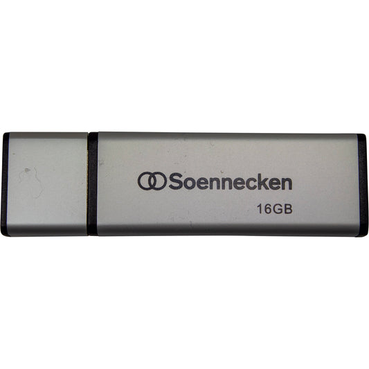 Soennecken USB-Stick USB 2.0 16Gbyte schwarz/silber