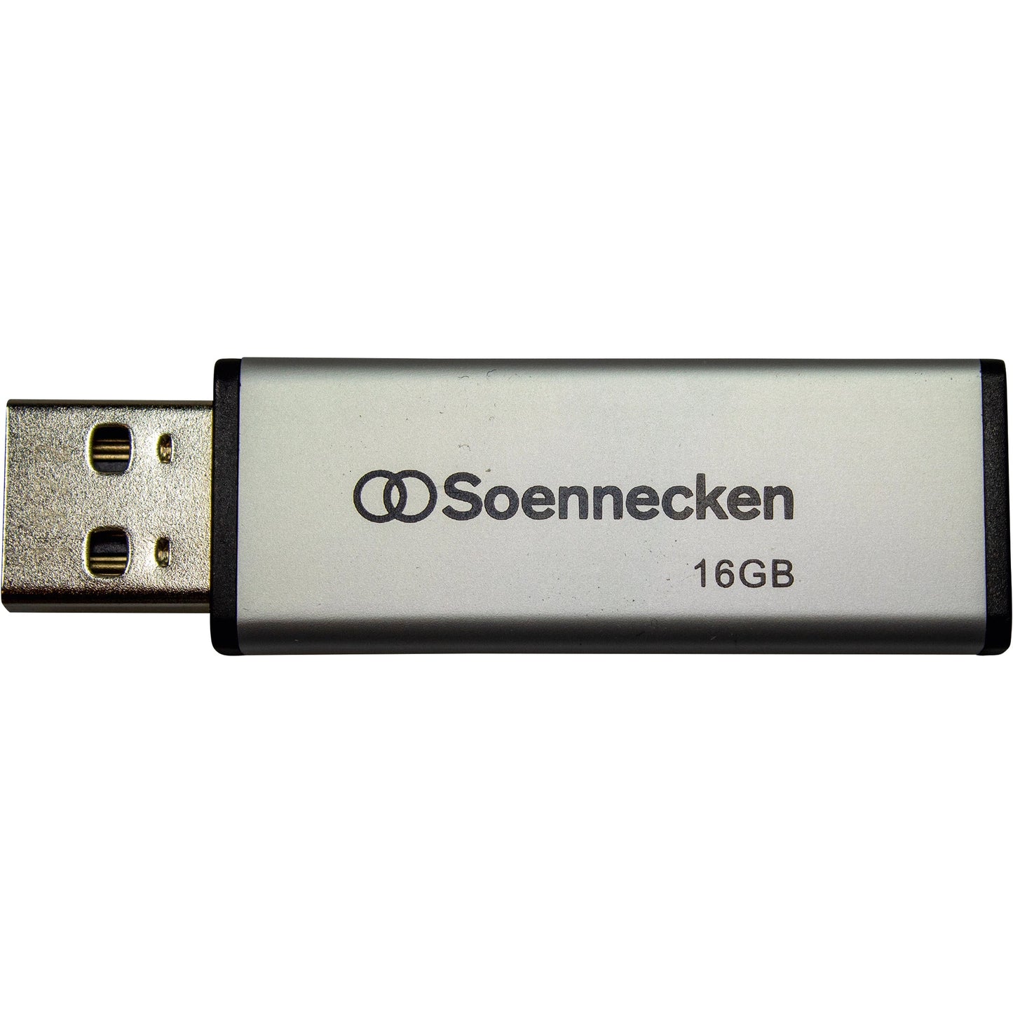 Soennecken USB-Stick USB 2.0 16Gbyte schwarz/silber