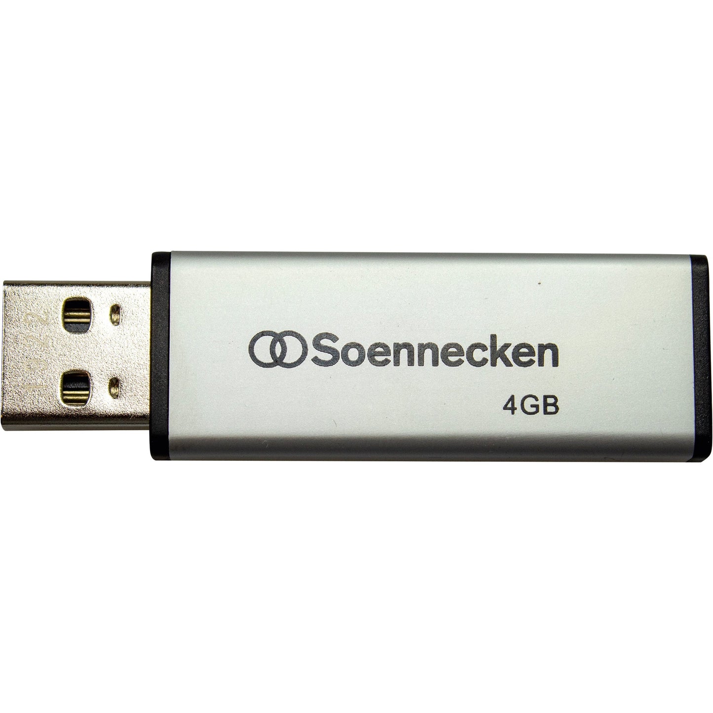 Soennecken USB-Stick USB 2.0 4Gbyte schwarz/silber